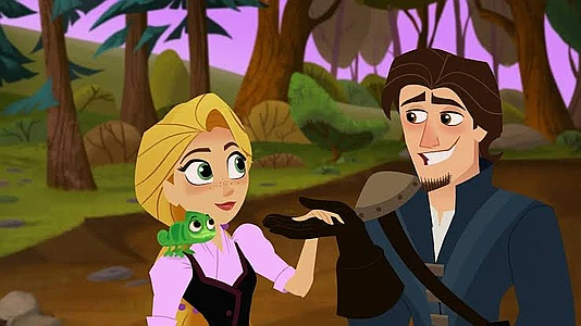 Personagens do desenho As Enroladas Aventuras da Rapunzel