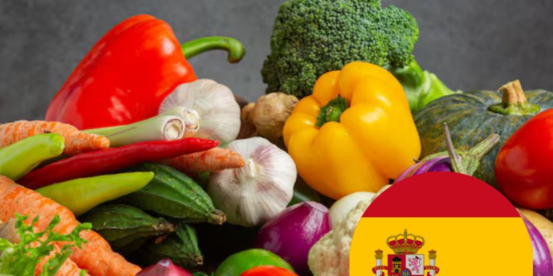 Legumes e vegetais em espanhol