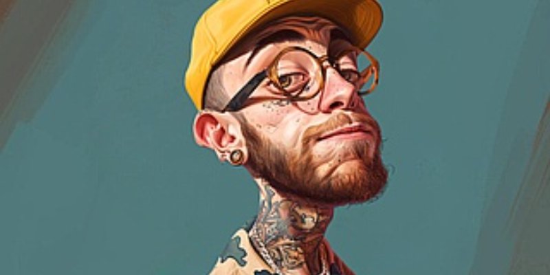 Qual cantor pertence essa caricatura?