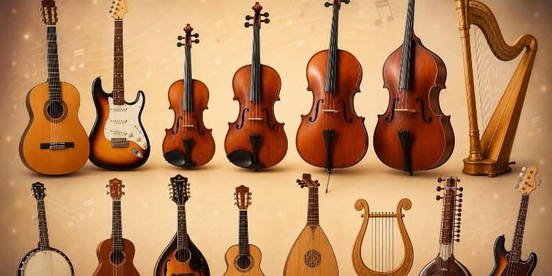 Instrumentos musicais de corda