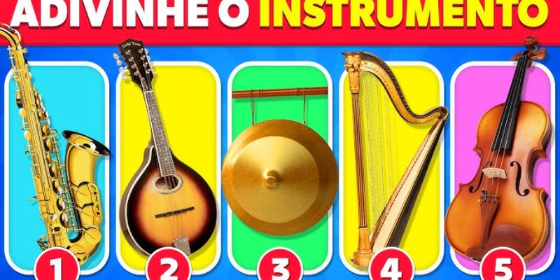 Selecione o instrumento musical correto