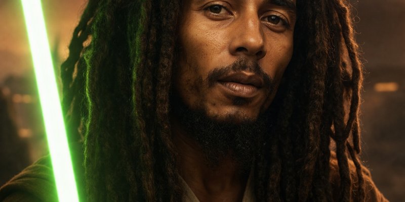 Qual a celebridade que está no mundo de star wars?