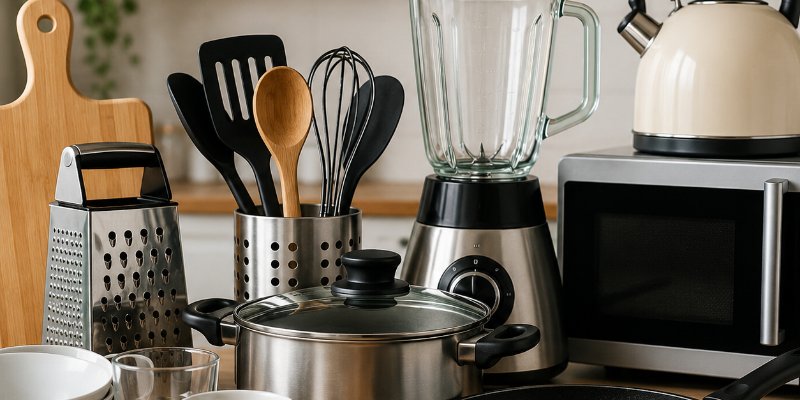 Itens de cozinha em inglês